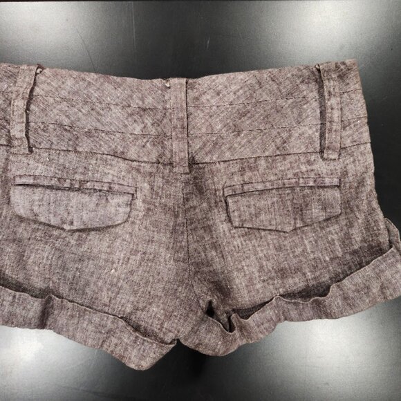 Charlotte Russe Linen Blend Shorts Size 3 - Picture 3 of 9